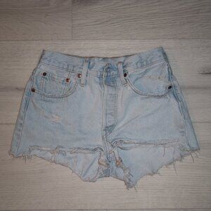 levi's 501 denim shorts